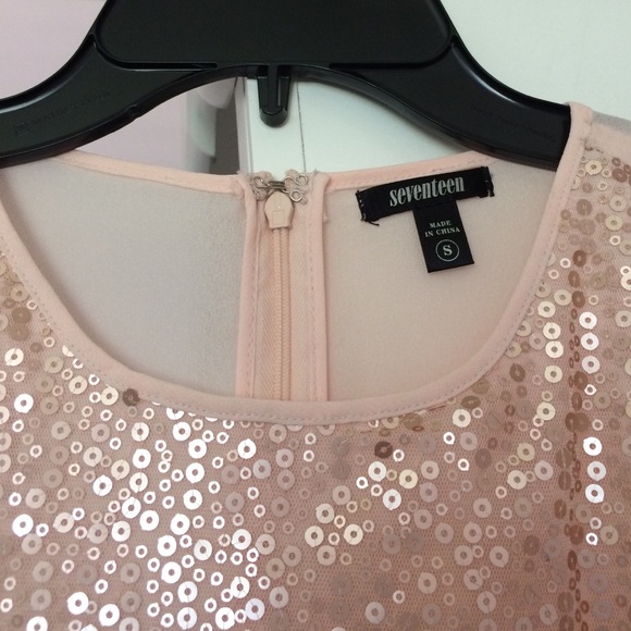 Brand new light pink dress with sequined bodice - Picture 4 of 4