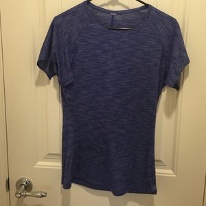 Casual heathered purple shirt from lululemon