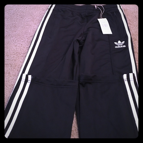 Adidas zip up work out pants