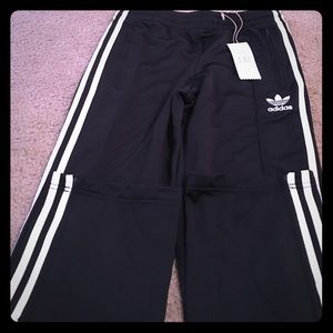 Adidas zip up work out pants