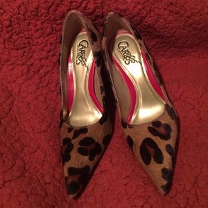 Carlos Santana Exude Animal Print Pumps