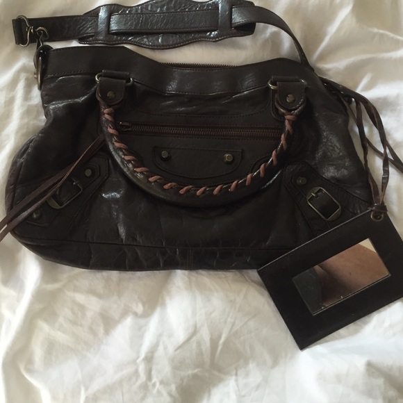 Authentic Balenciaga Small  City  Leather Bag