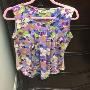 ***SOLD***Boutique Sleeveless Blouse size large