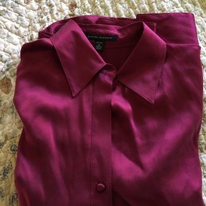 Banana republic silky button down size medium