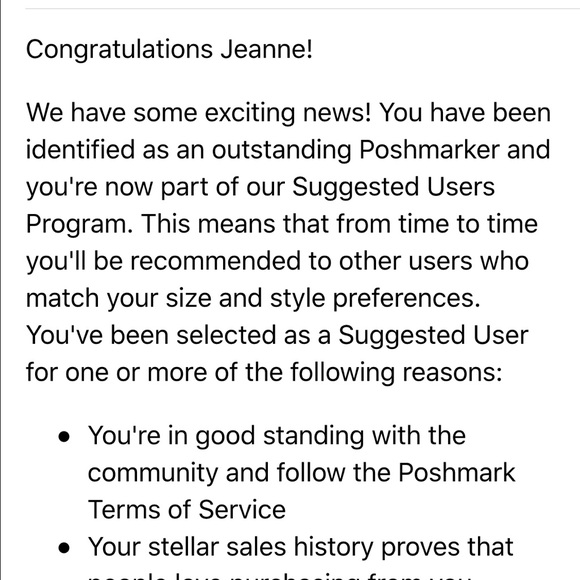 I'm a suggested user