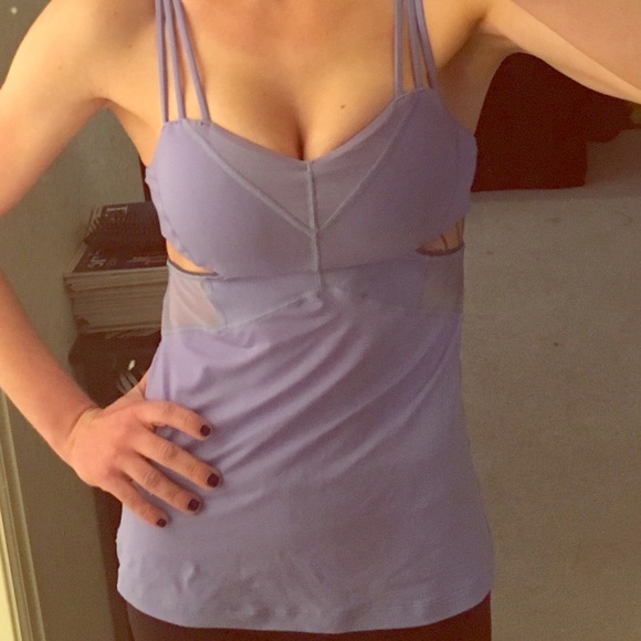 Periwinkle Lululemon strappy tank
