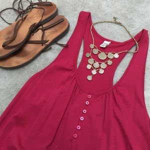 SUNDAY SALE $8 - Old Navy Pink Racer Back Dress