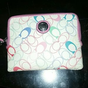 Authentic Coach Spring Wristlet