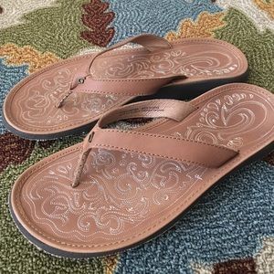 OluKai Paniolo Flip Flops, Size 10