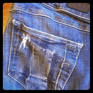 Fade To Blue distressed jeans