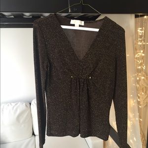 Michael Michael Kors metallic top