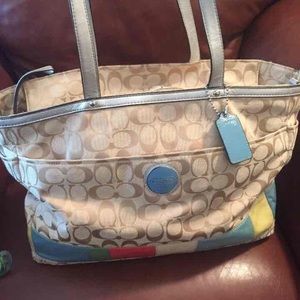 Authentic Coach diaper bag