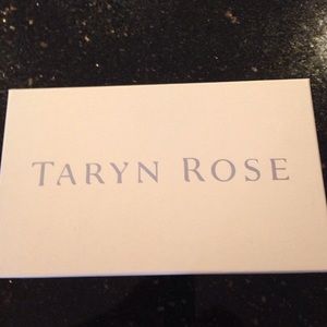 Taryn Rose black fabric wedges