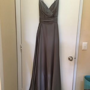 FINAL SALE 48 Hours Elegant Steele Grey Gown