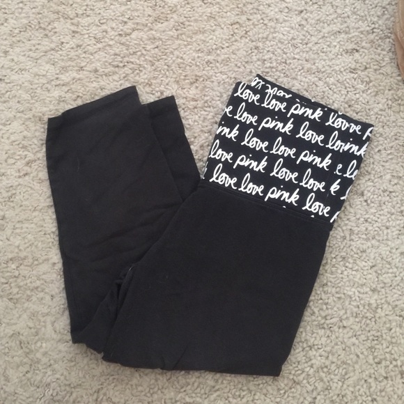 CROPPED VS Pink leggings