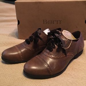 Brown oxfords