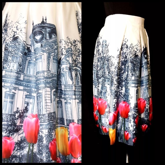 Tulip Full Midi Skirt - Picture 2 of 4