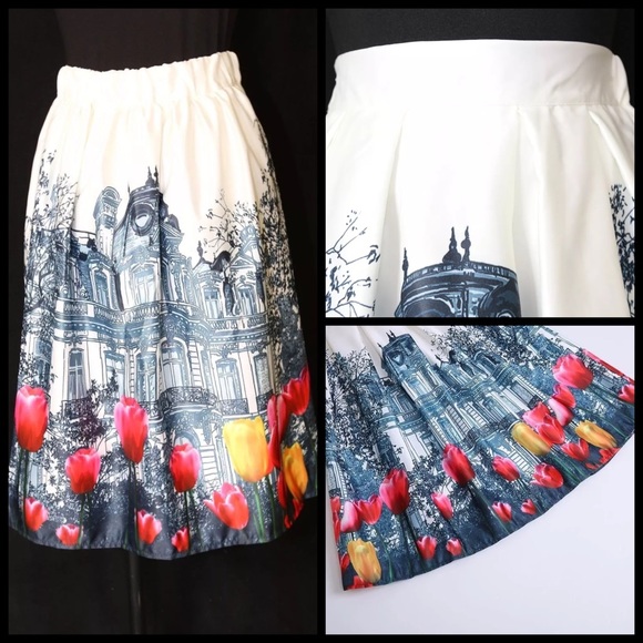 Tulip Full Midi Skirt - Picture 4 of 4