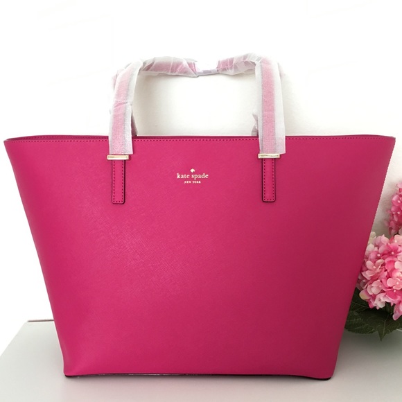 kate spade hot pink tote