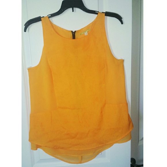 Gold Gianni Bini Layered Blouse