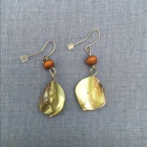 Beautiful green stone earrings