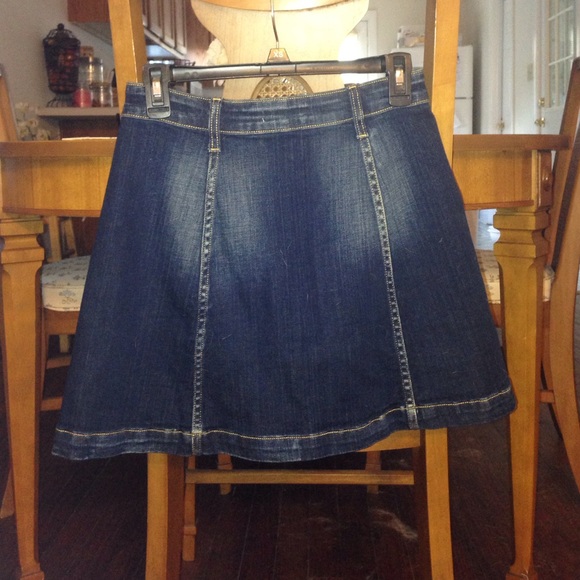 NWT high waisted denim skirt - Picture 3 of 3