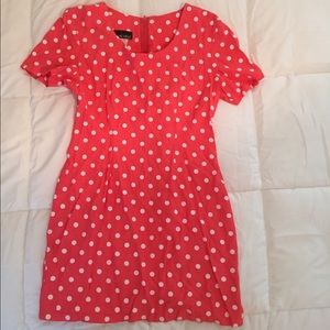 PRICE DROP! 💘 Pink / coral polka dotted dress