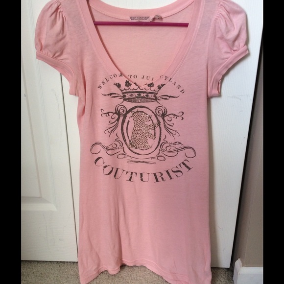 Pink Juicy Couture Dressy Tee - Picture 1 of 1