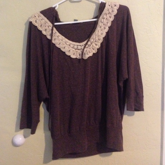 Delia's jersey hooded top