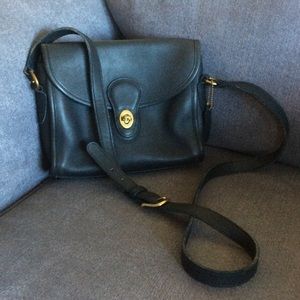 Coach leather Willis crossbody shoulder blue 9908