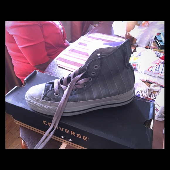 Converses size mens4 women's 6 colors grey plaid