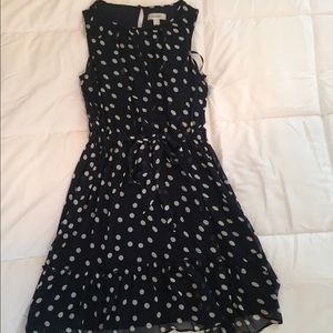 ❤️ FLASH SALE! Navy blue polka dotted dress