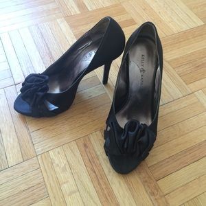 Black Open Toe Heel