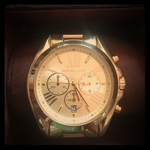 Gold Michael Kors Watch Womens