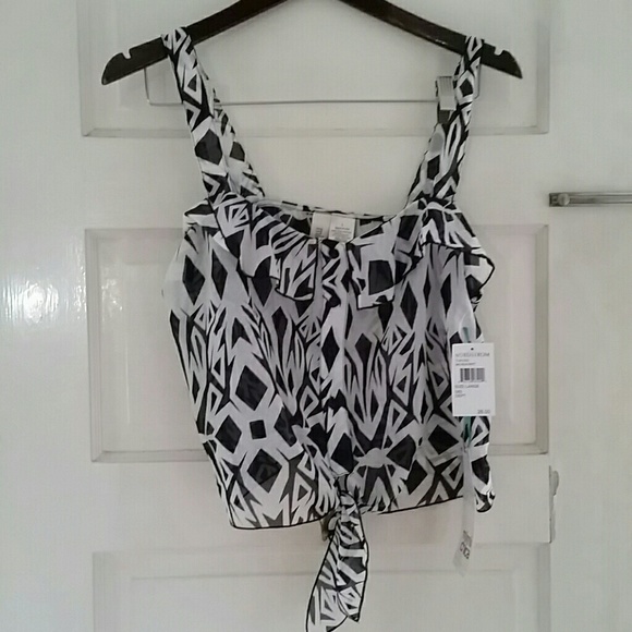 NWT Black/White top