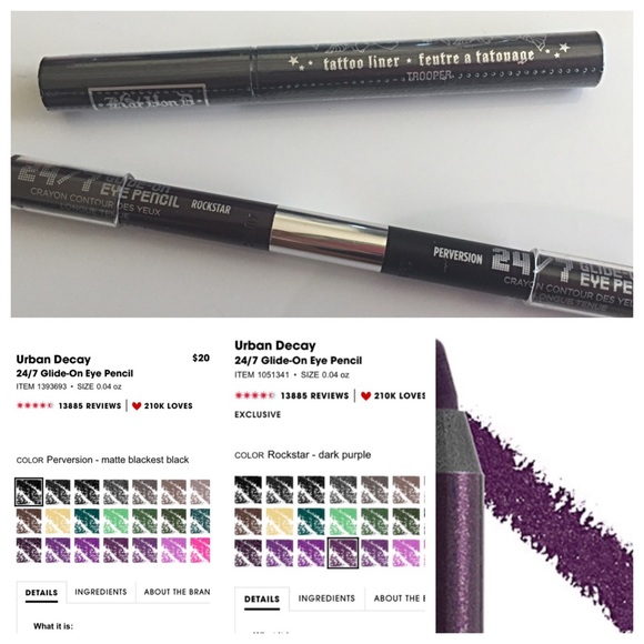 SOLD 7/11 - Makeup Bundle w/ kat Von D liner - Picture 3 of 3