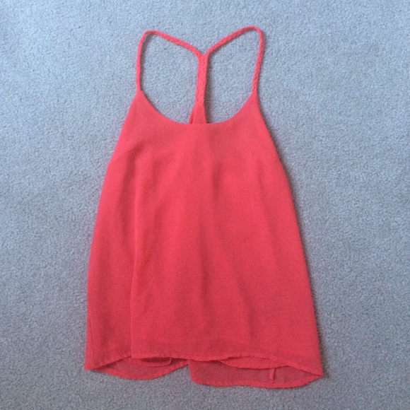 Coral tank top