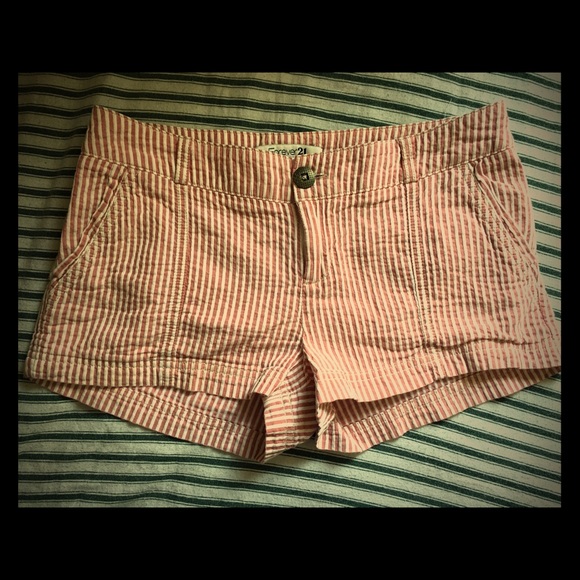 Forever 21 stripped shorts