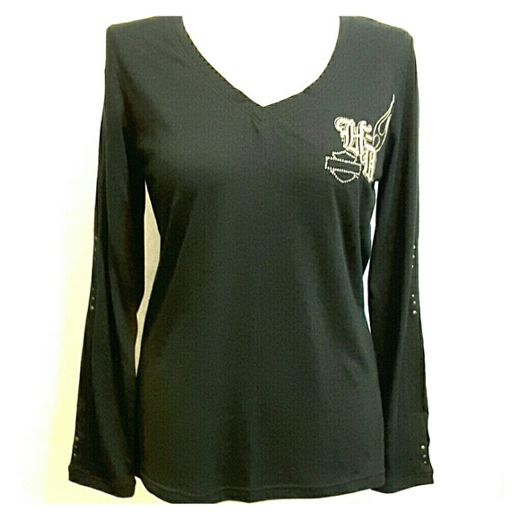 Black Monogrammed Tee