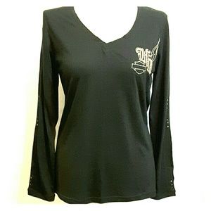 Black Monogrammed Tee