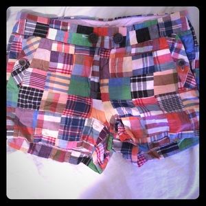 Jcrew madras shorts