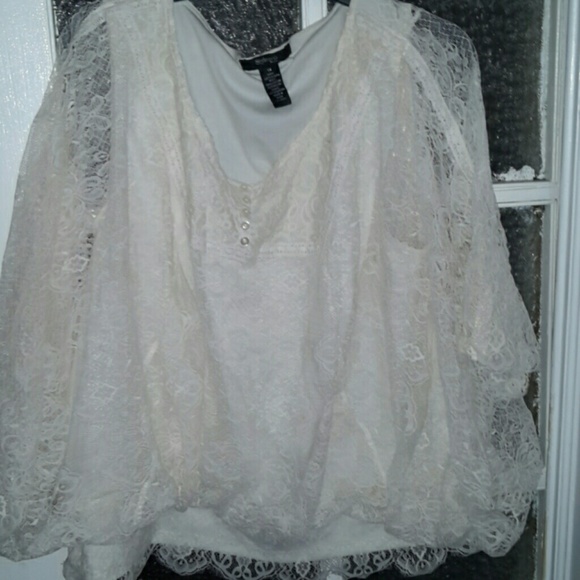 Style and co lace shirt