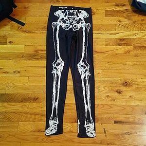 Black Milk Skeleton Leggings