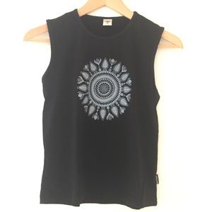 Prana black tank top
