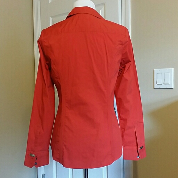 Express Red Essential Work Shirt - Picture 4 of 4