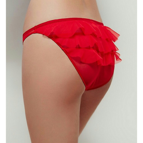 BNWT FREE PEOPLE INTIMATE RUFFLE BACK - Picture 2 of 2