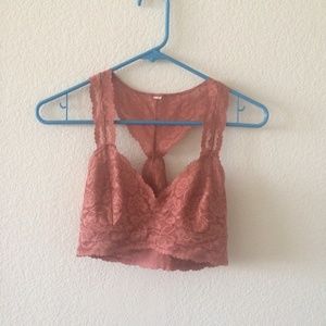 Free people peach bralette