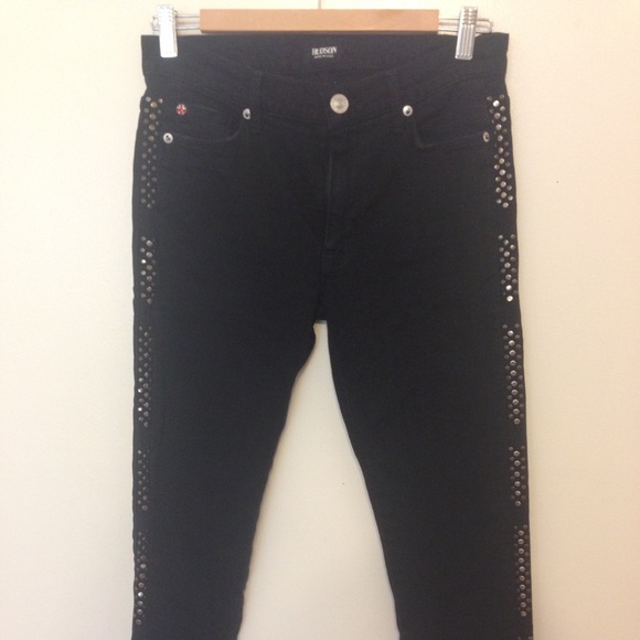 Hudson jeans with stud detail