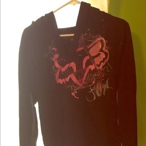 Fox sequined sweatshirt