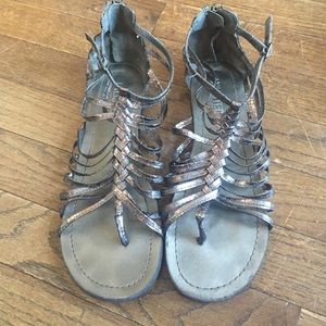 Silver Unlisted Gladiator Sandals